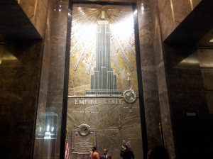 The Empire State Building. This is as far as I got.